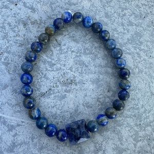Lapis and Azurite bracelet
